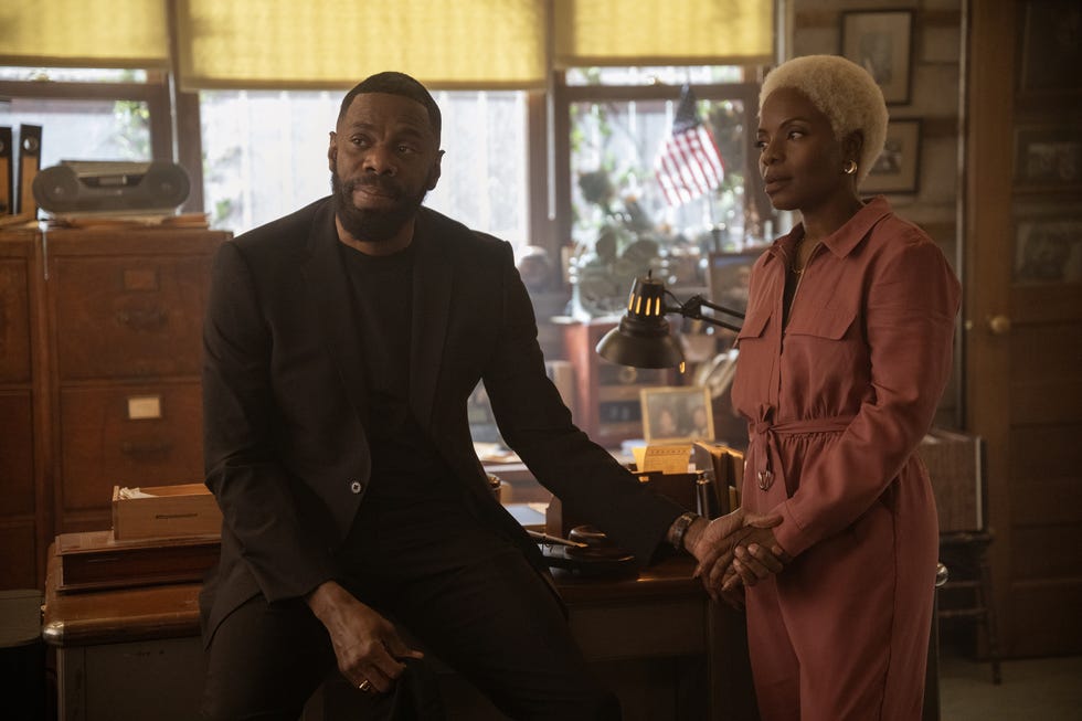 colman domingo as muncie daniels and marsha stephanie blake as elena daniels