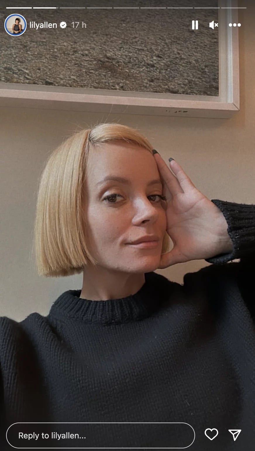 Lily Allen Debuts New Blonde Hair Transformation