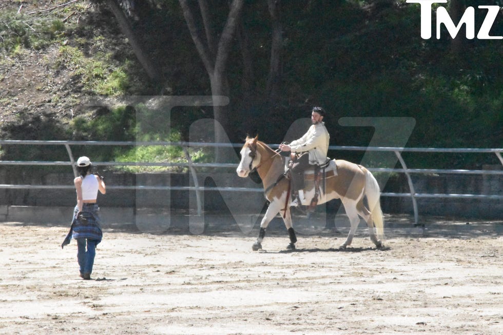 kendall jenner and bad bunny horseback riding