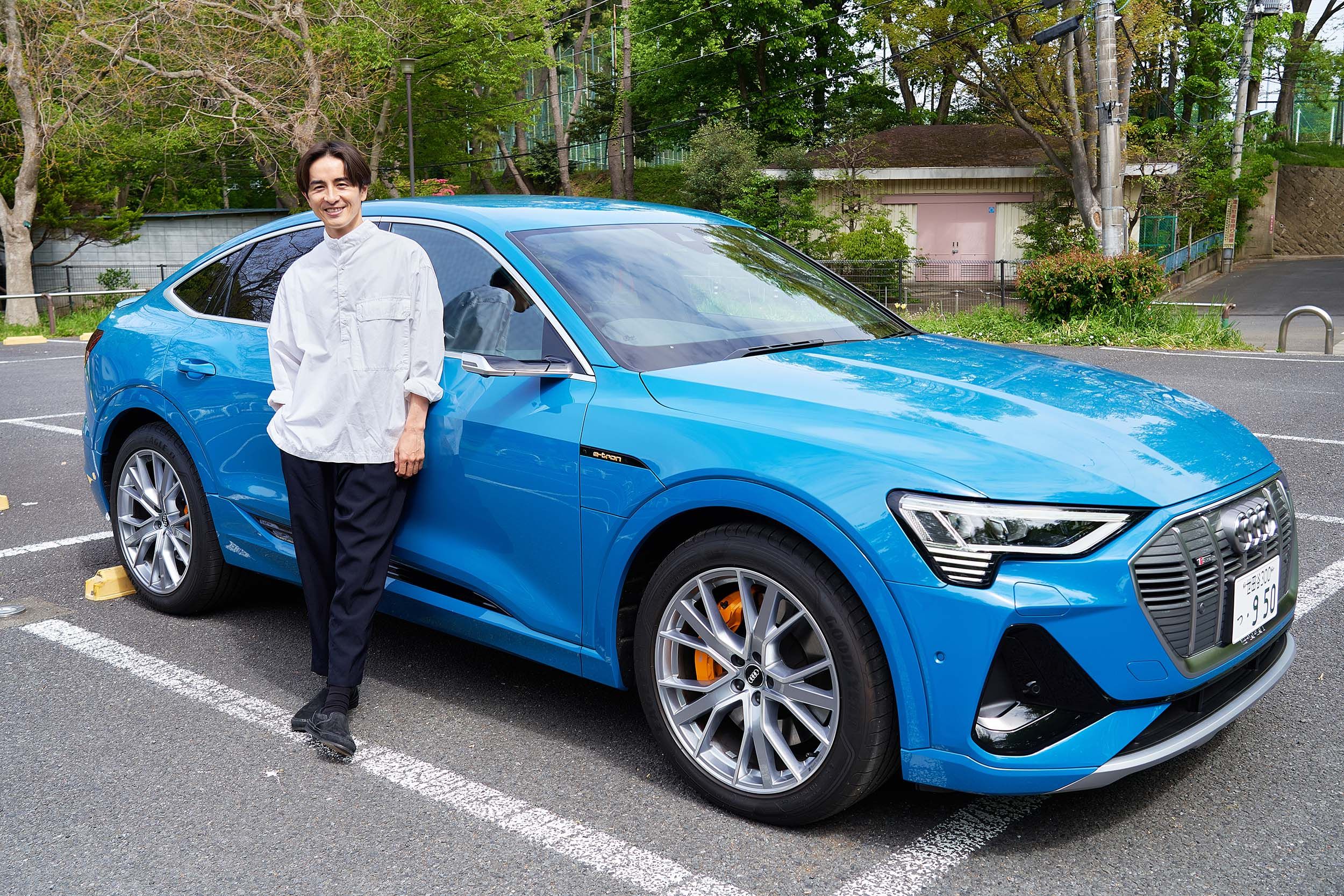 Audi e-tron Sportback」をモデルShogoが試乗二度目で確信した