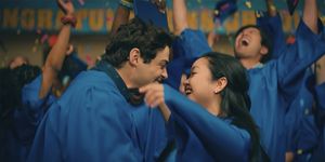 lana condor and noah centineo in 'to all the boys i've loved before 3'
