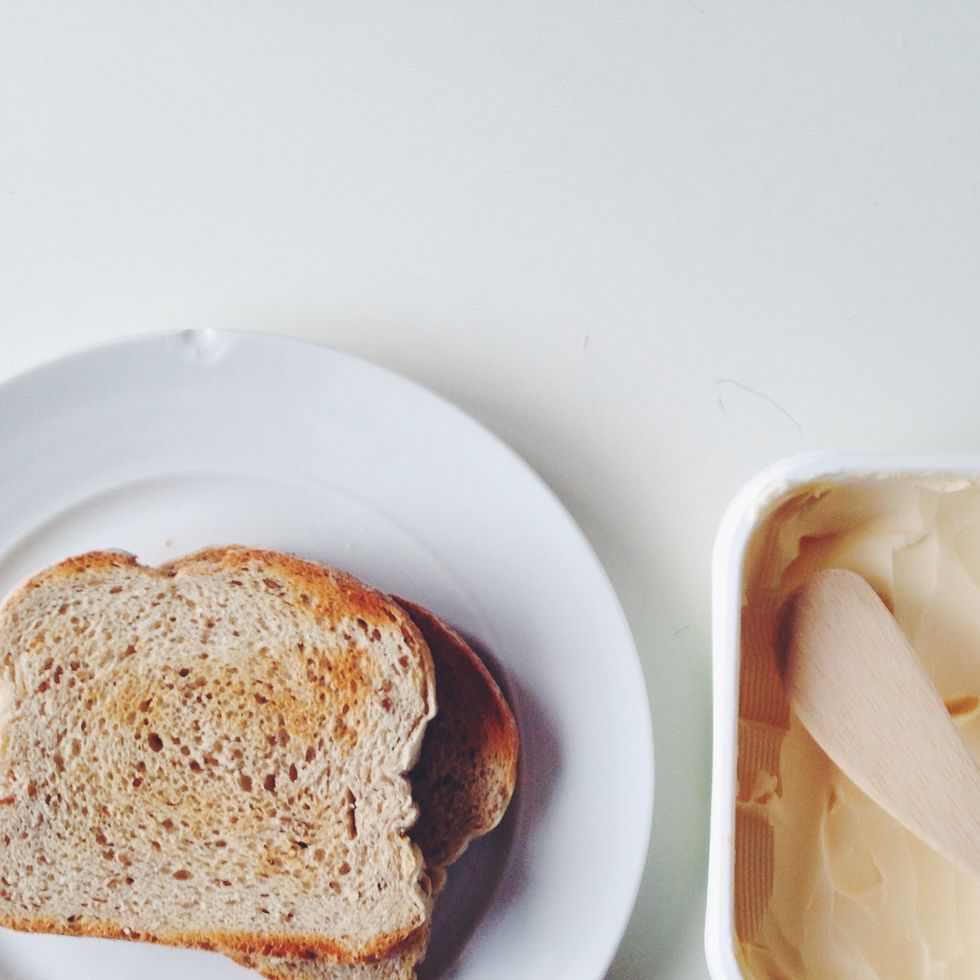 toast and butter