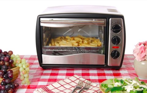 A toaster oven. 