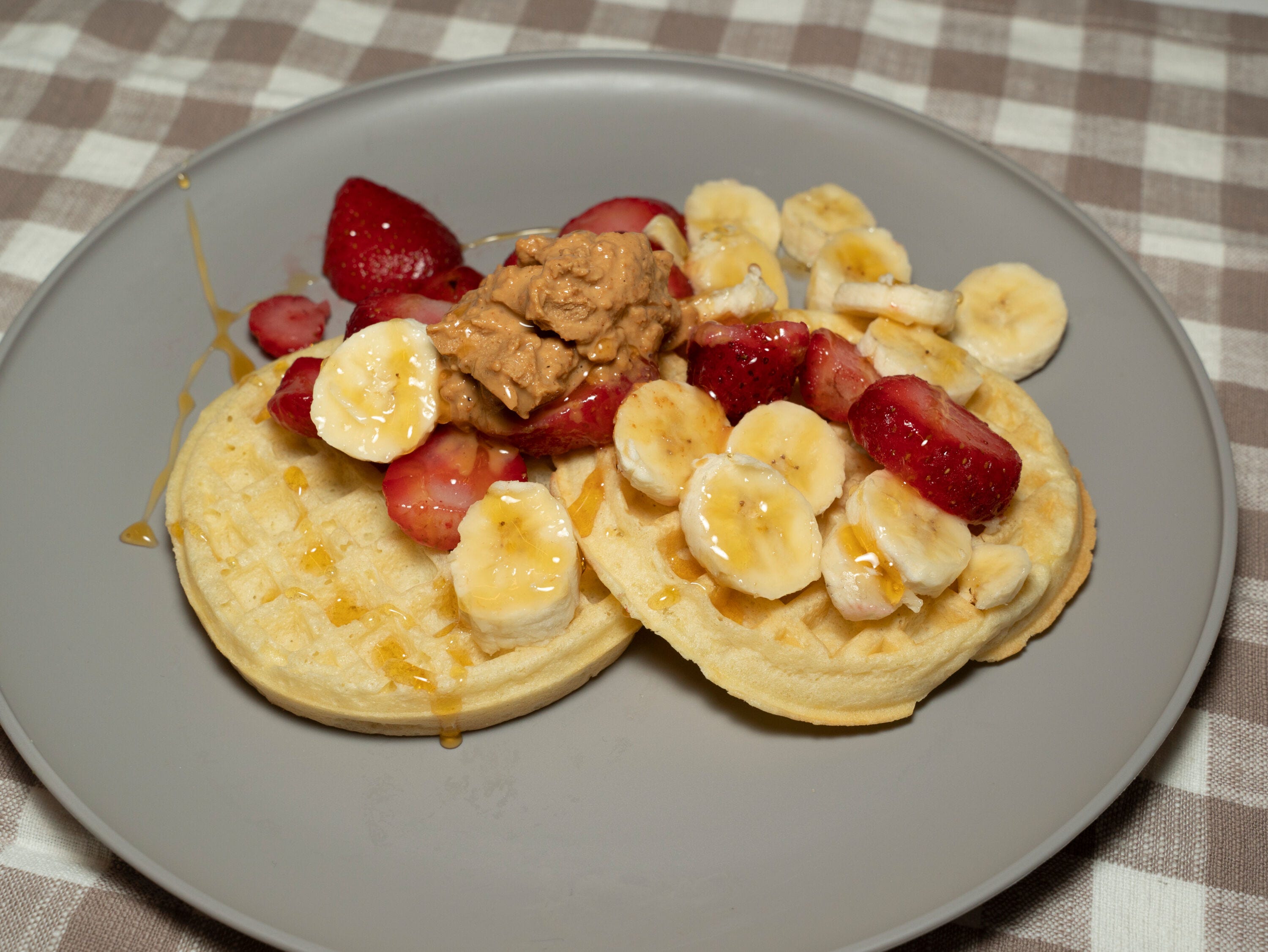 runners breakfast, toaster waffles