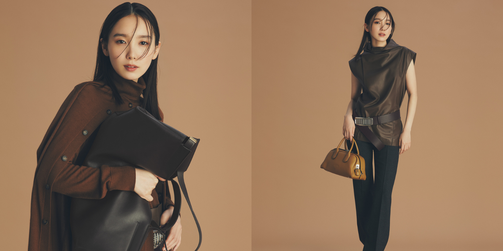 Tod's レザーハンドバッグ 〜飯豊まりえさん着用〜 飯豊まりえが「トッズ フレンズ」に就任! 次世代の顔として