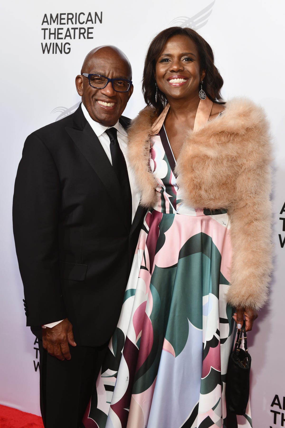 'today' show co host al roker and his wife deborah roberts with their kids on twitter