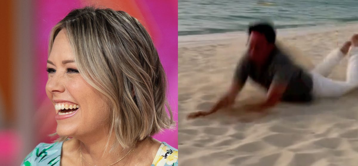 'today' show cohost and meteorologist dylan dreyer with her husband, brian fichera, on instagram