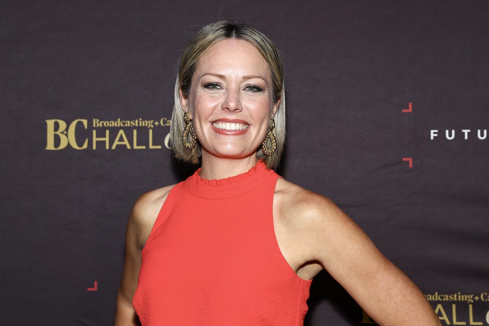 today show dylan dreyer red sleeveless jumpsuit instagram