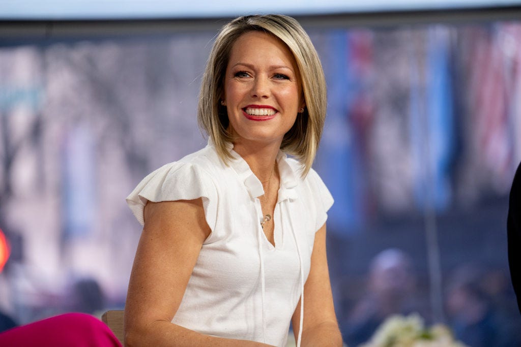 dylan dreyer on set of the today show