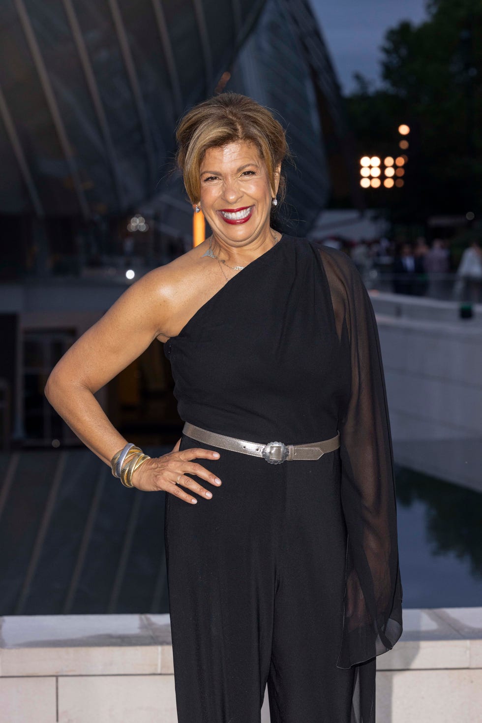 today show hoda kotb olympics 2024 black jumpsuit