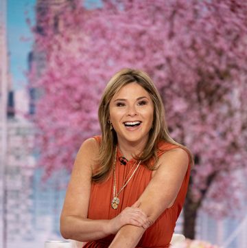 today show jenna bush hager two piece floral outfit