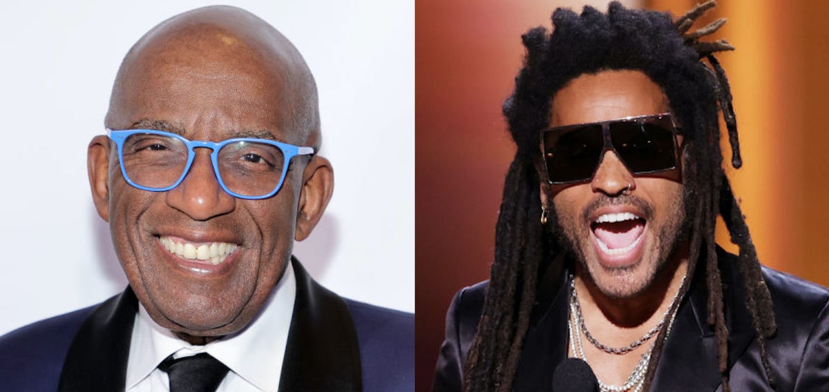 'today' show weatherman al roker and grammy winning singer lenny kravitz