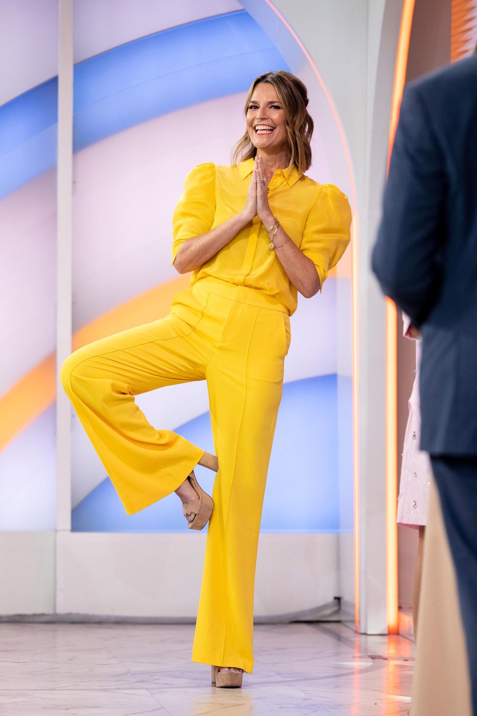 today show savannah guthrie yellow outfit instagram