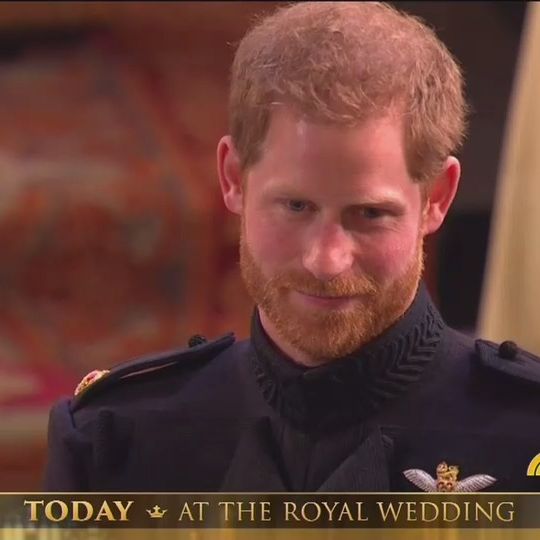 Prince Harry at royal wedding