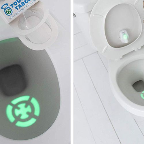 This Bullseye Target Light Helps Potty Train Your Toddler (or Man)