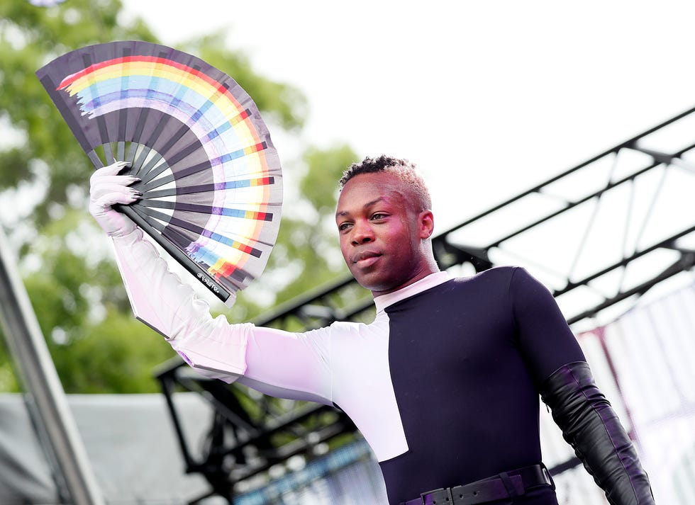 entertainer todrick hall performing at the 2019 capital pride concert