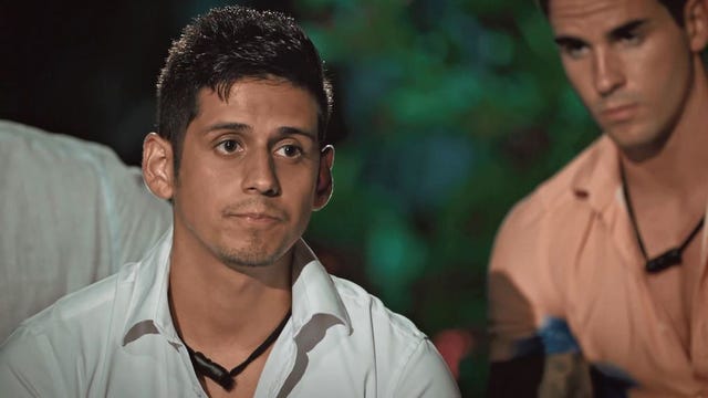 La reacción de Christofer en 'La isla de las tentaciones'