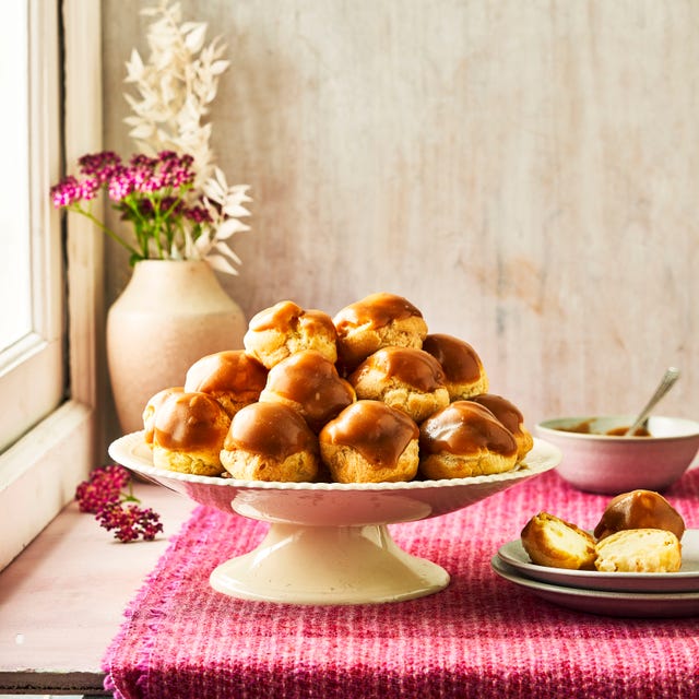 toffee apple profiteroles