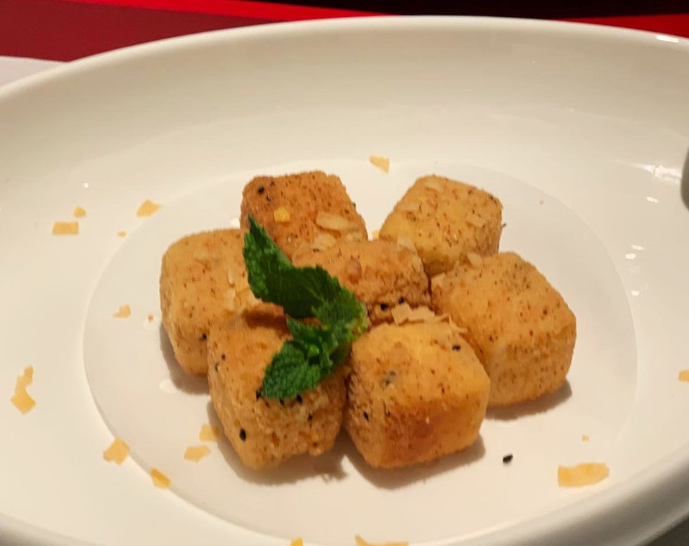 tofu, plato del restaurante chino china crown, madrid