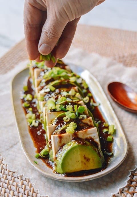 tofu avocado salad