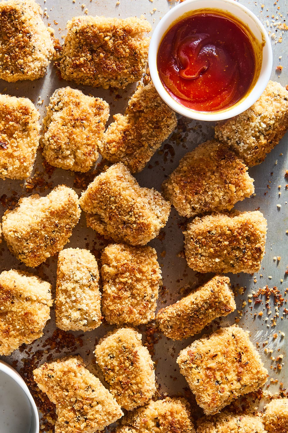 Tofu Nuggets breaded cubes of tofu
