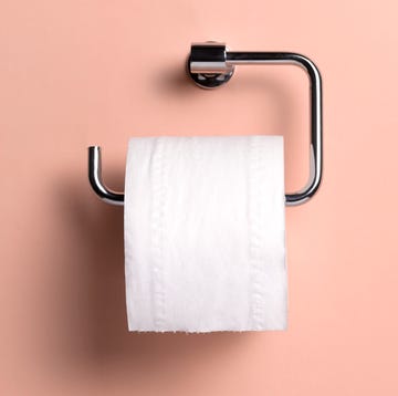 Toilet roll holder with copy space