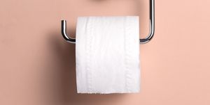 toilet roll holder with copy space
