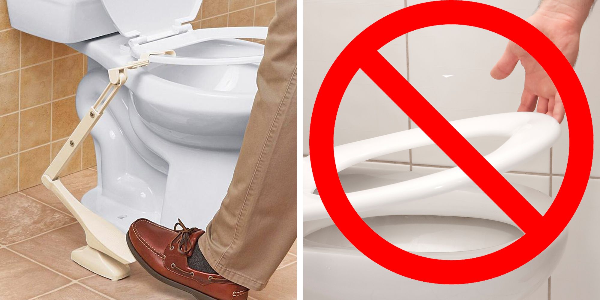 Toilet Seat and Toilet Lid Lift 
