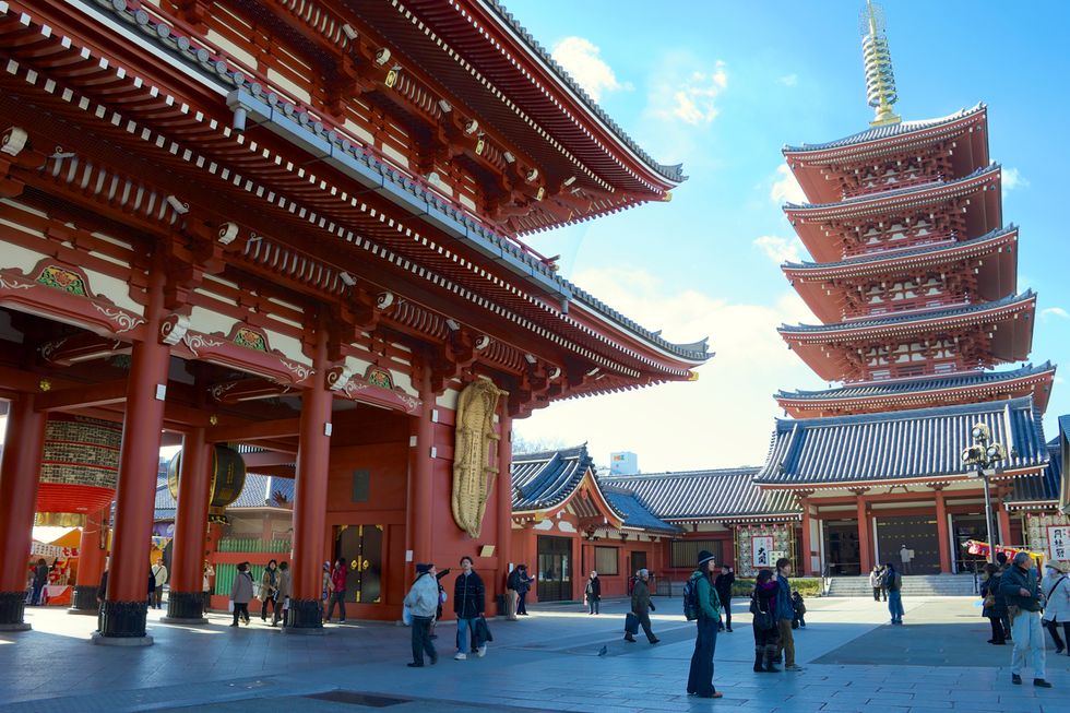 senso ji temple in tokyo japan