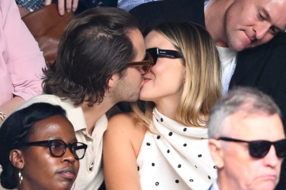 margot robbie and tom ackerley at wimbledon 2024