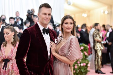 gisele bündchen and tom brady at the 2019 met gala