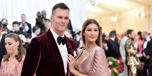 gisele bündchen en tom brady tijdens het met gala in 2019