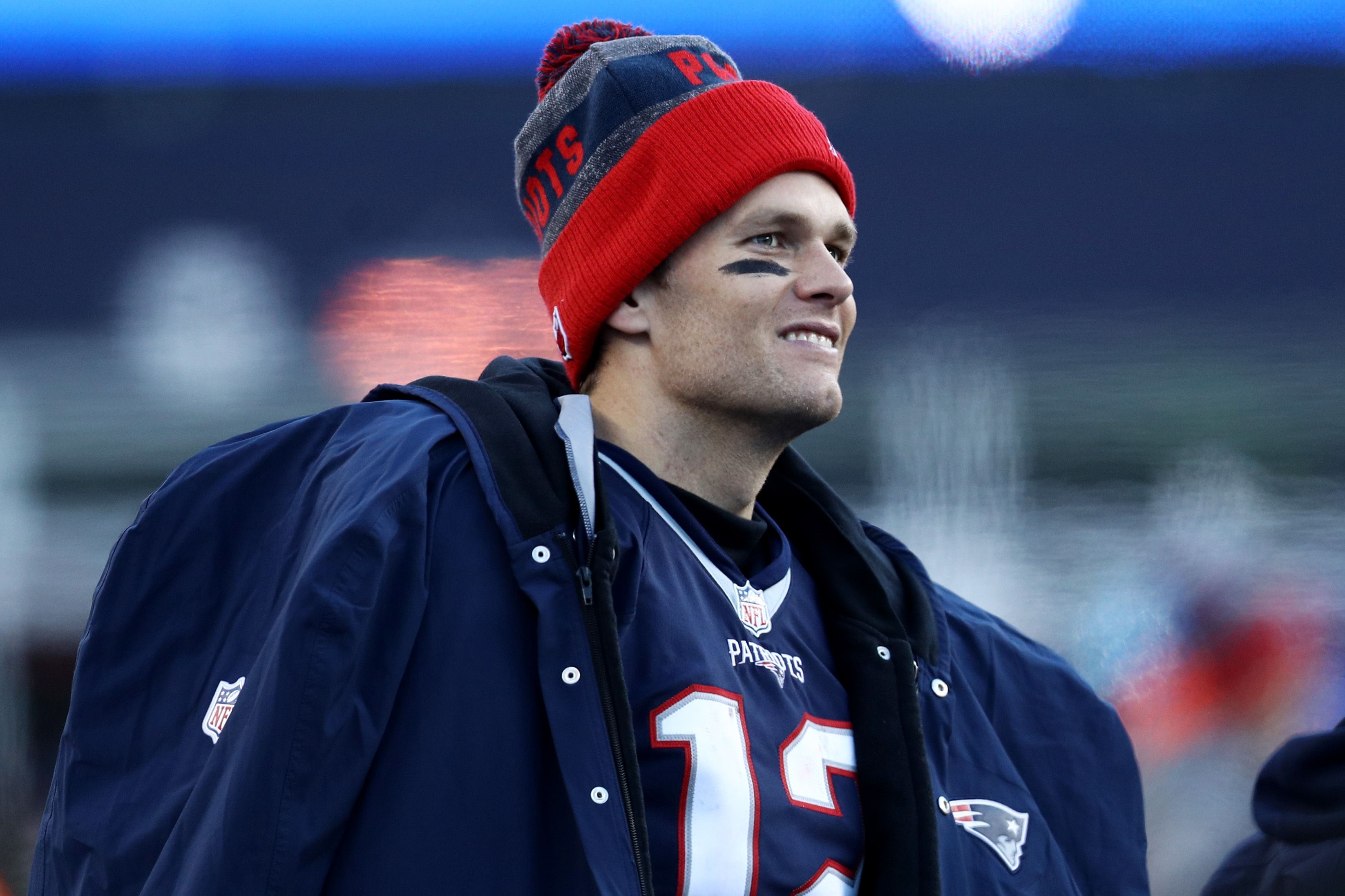 Tom Brady's Giant Coat Is Back, and Fans Say It Looks Bigger Than Ever