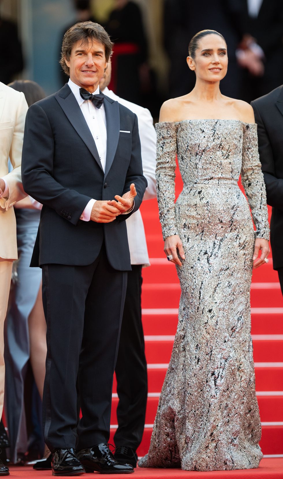 tom cruise and jennifer connelly  red carpet 
 the 75th annual cannes film festival