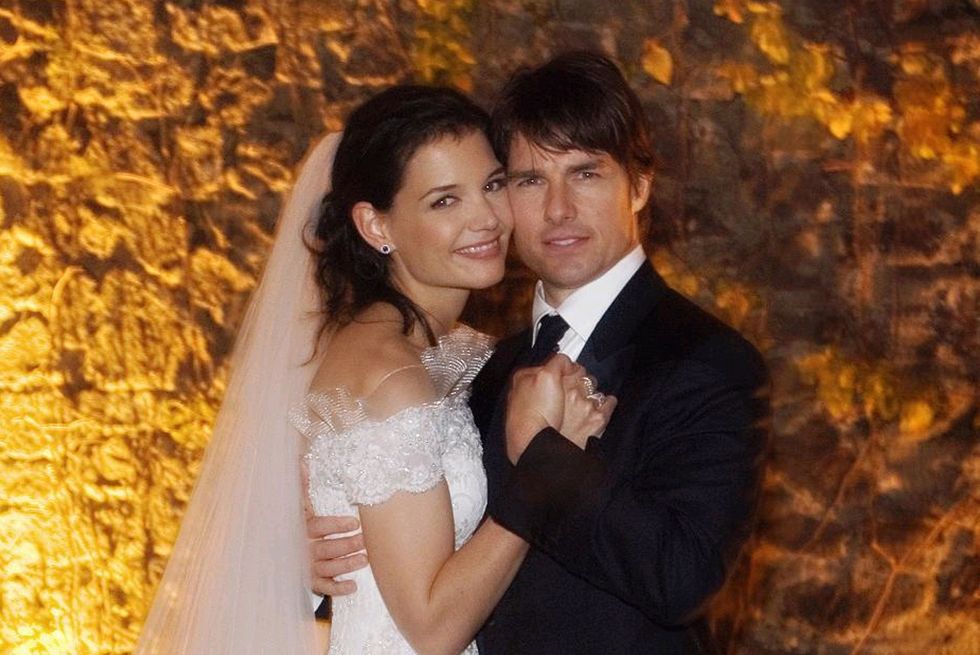 tom cruise and katie holmes wedding in italy official photo november 18, 2006
