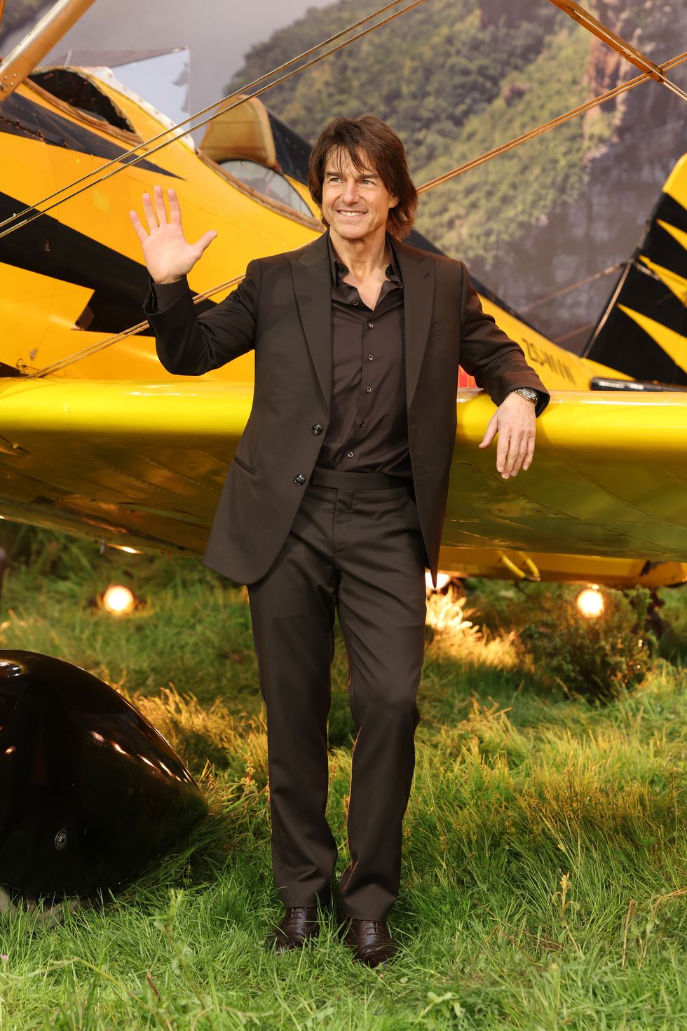 Tom Cruise na estreia de Missão: Impossível: O Julgamento Final em Londres
