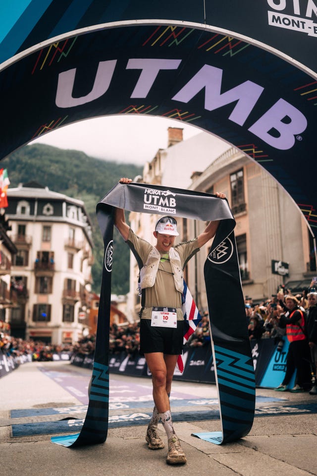 tom evans wins the utmb