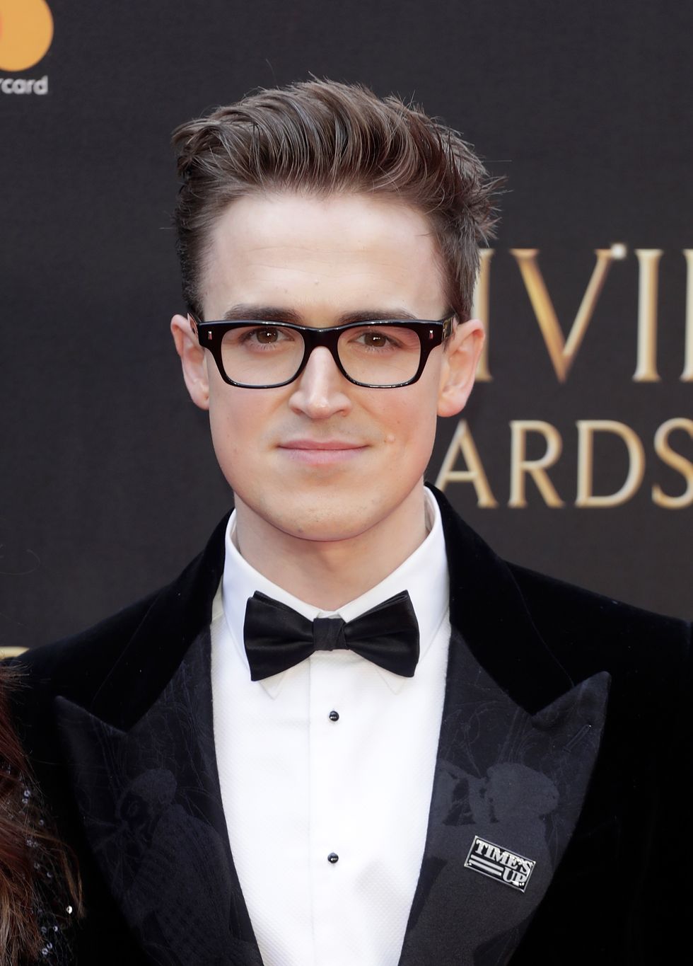 tom fletcher at the olivier awards with mastercard 2018