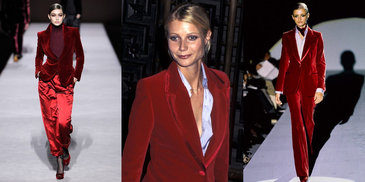 Tom Ford Remakes That Iconic '90s Red Velvet Suit