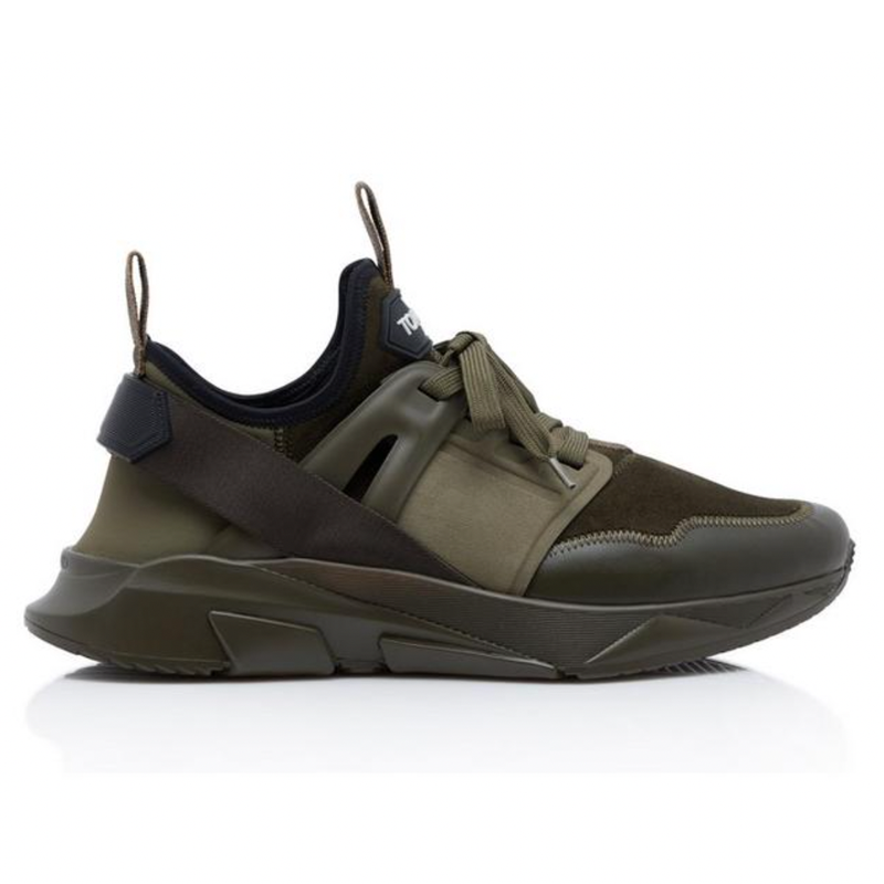 tom ford suede and neoprene jago sneaker