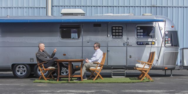 Cirkel Jeg vil have is Tom Hanks's Airstream Trailer, Used on Movie Sets, Sells for $235K