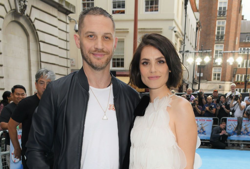 Tom Hardy and Charlotte Riley attend premiere, 2018