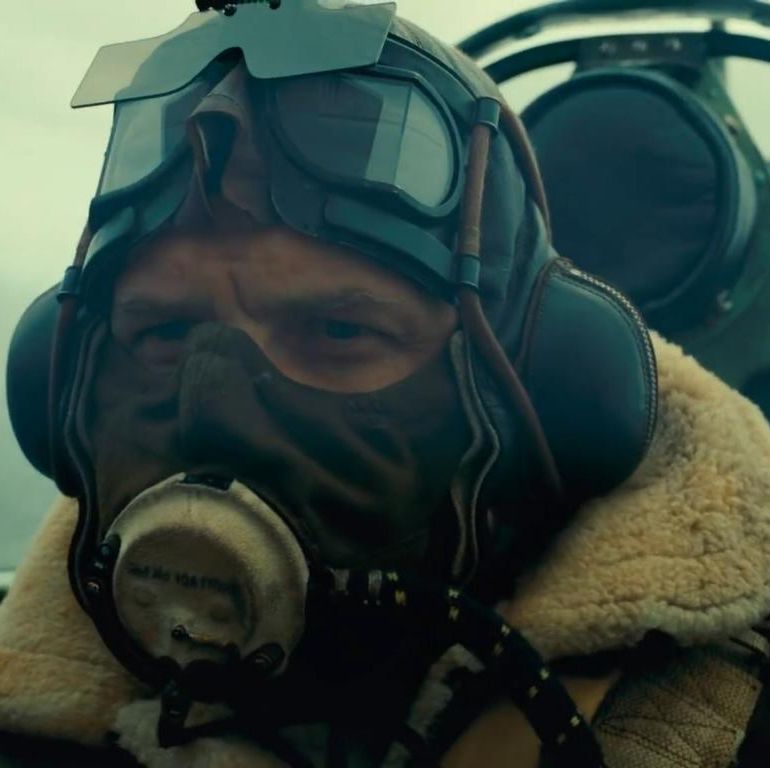 tom hardy in dunkirk face mask