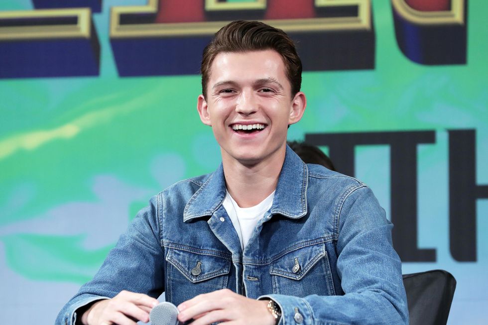 tom holland pictured in july 2019