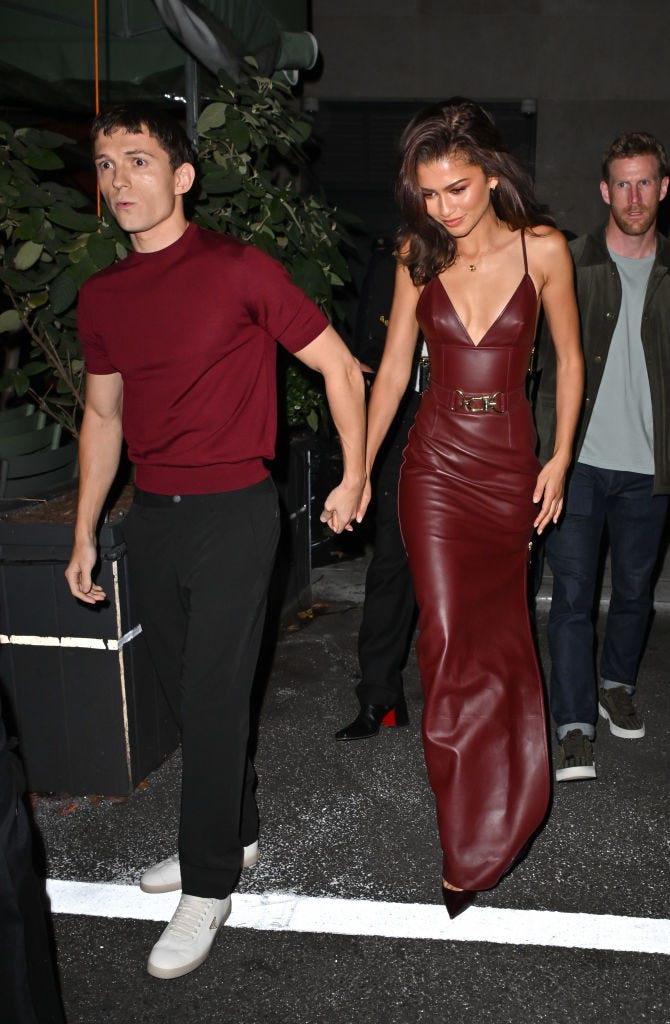 Zendaya and Tom Holland have a matching style moment