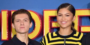 Zendaya Wears Backless Dress On the Red Carpet With Tom Holland