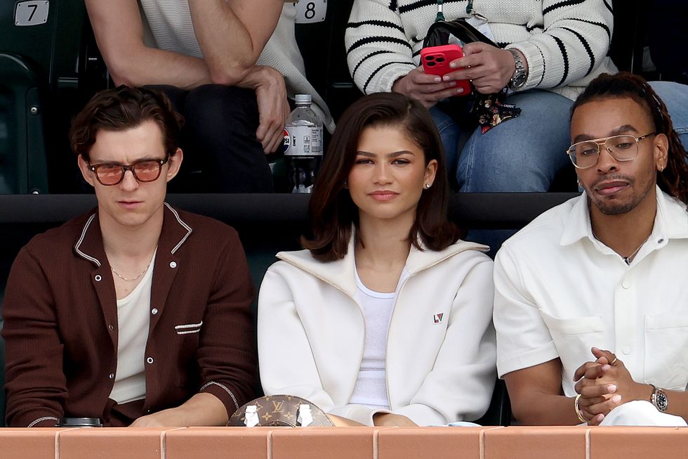 Tom Holland en Zendaya bij BNP Paribas Open 2024