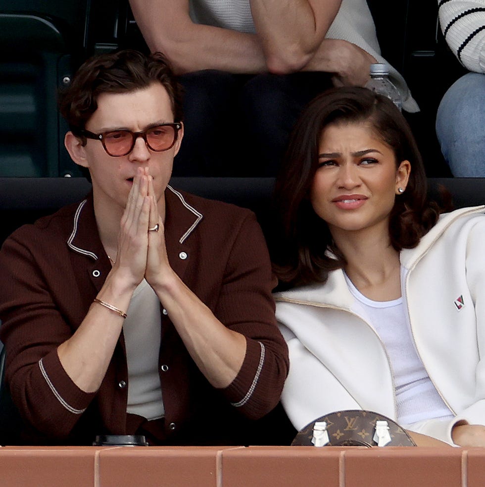 tom holland and zendaya at bnp paribas open 2024