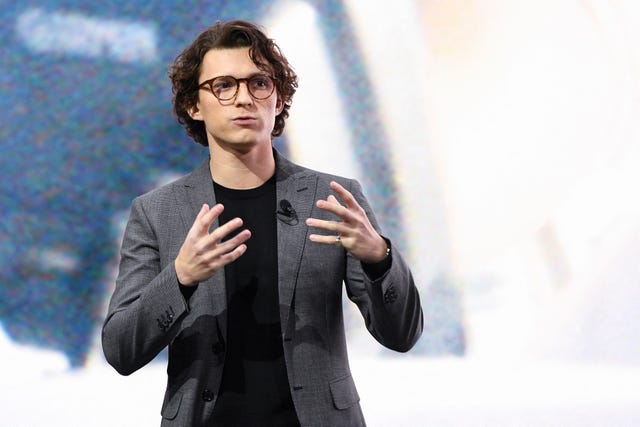 tom holland, en una foto de archivo de 2021