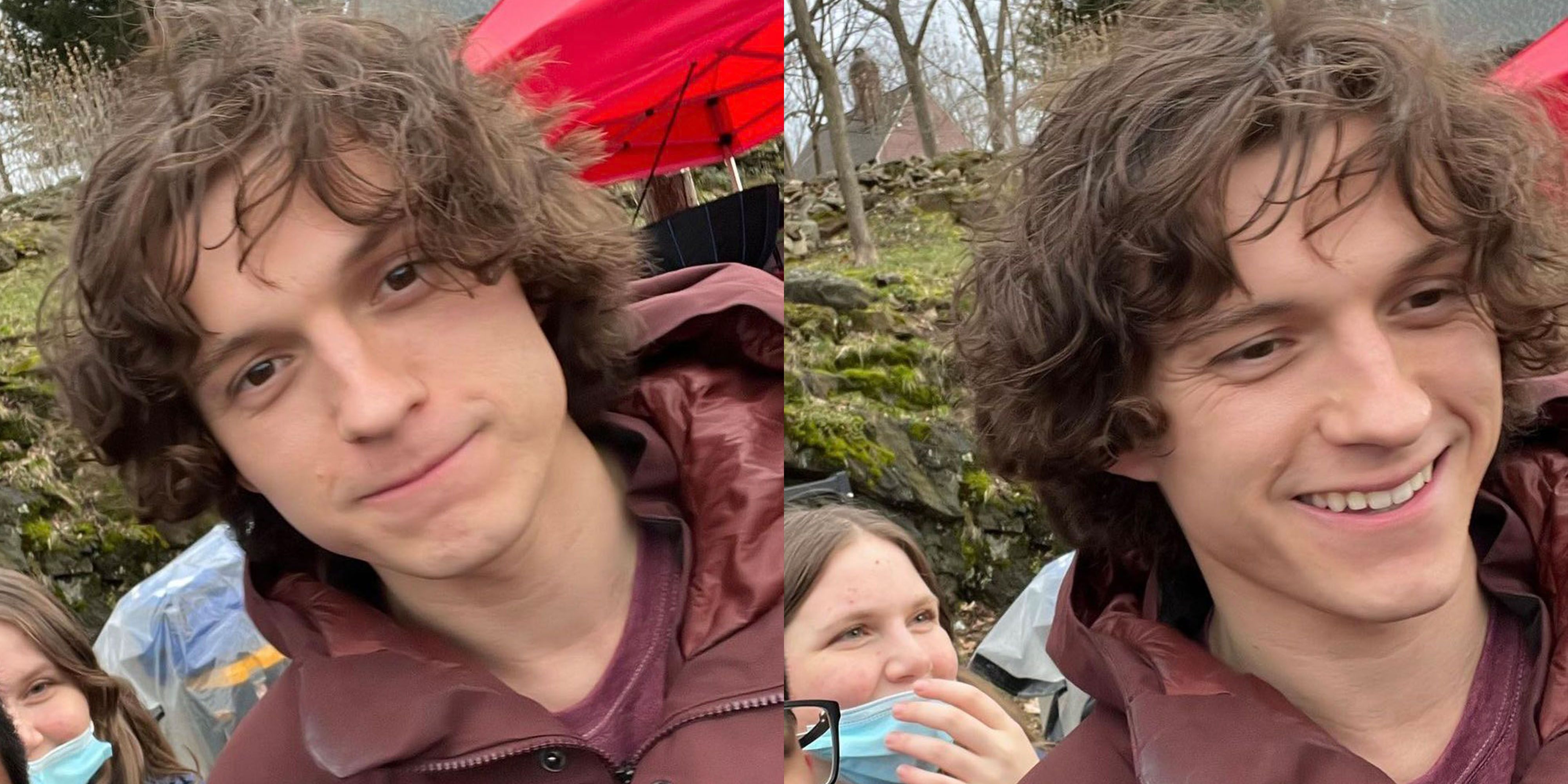 Tom Holland in New York City With Long Hair for The Crowded Room